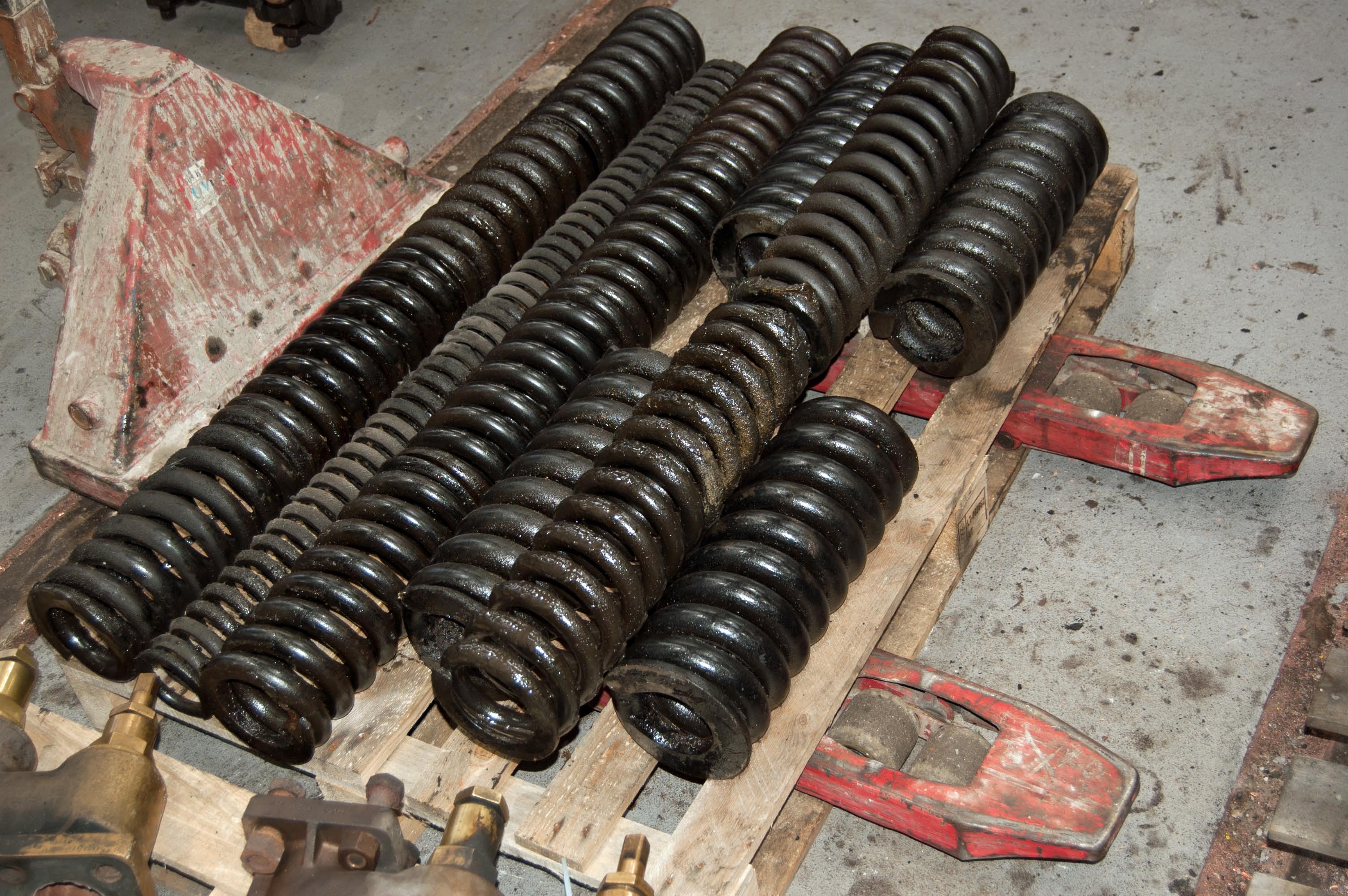 These coil springs are from the bogie and the bissel